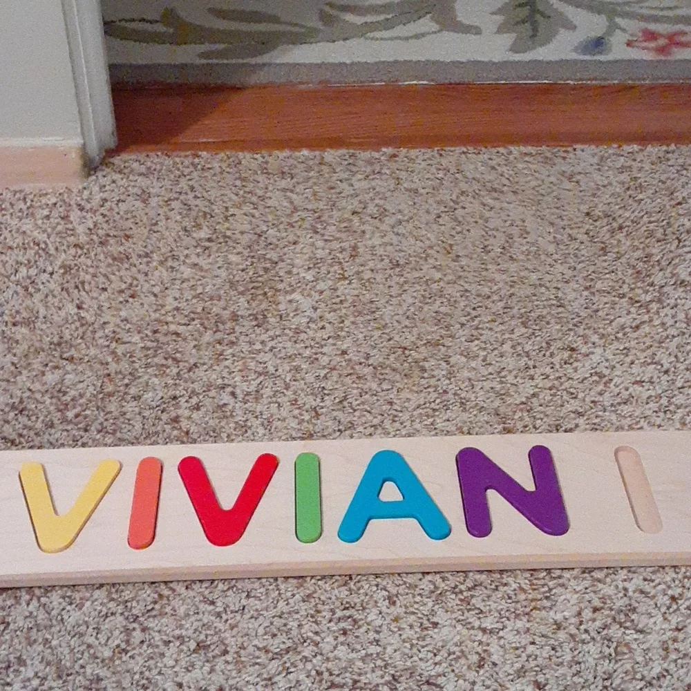 EUC! Multi Color, Wood, PUZZLE - Picture 2 of 2